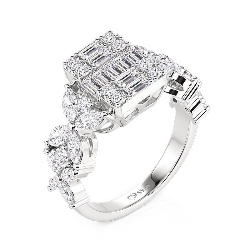 Jeulia Olivetta Bague Papillon en Pierre Précieuse Irrégulière