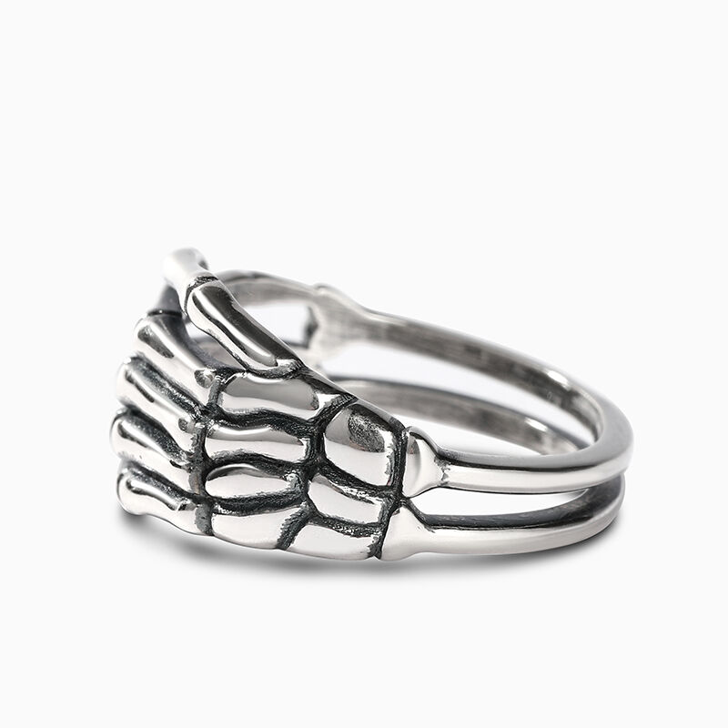 Jeulia "Skeleton Finger" Sterling Silver Ring