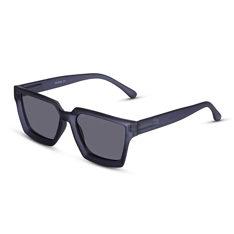 Jeulia "Slim Slim" Rectangle Grey Unisex Sunglasses