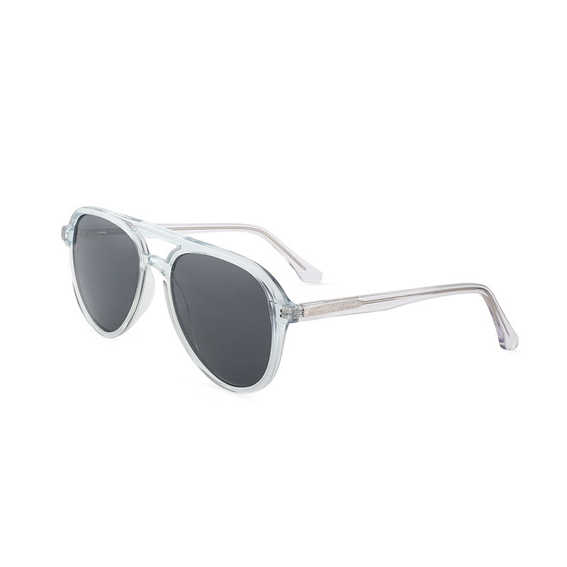 Jeulia "Fly Away" Pilot Grey Polarized Unisex Sunglasses