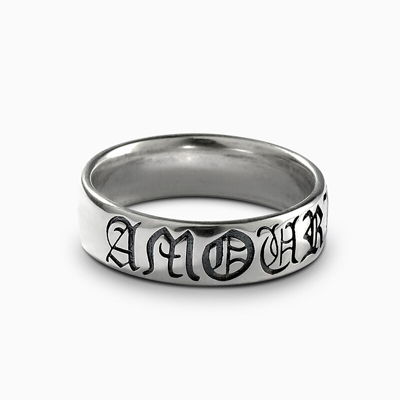 Jeulia "Amour" Sterling Silver Band