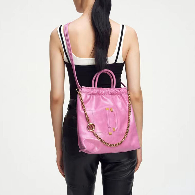 Jeulia Shopping Bag  Vintage Shoulder Bag  Chain Quilted Tote Bag