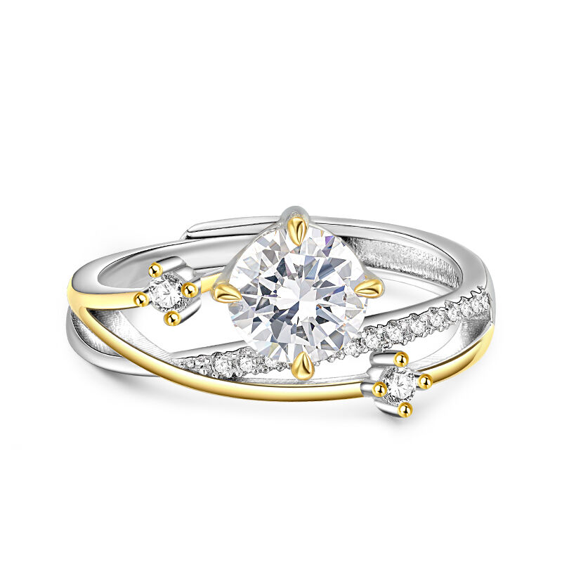 Sterling Silver Knot Ring STORYJEWELLERY Sterling Silver Two  display picture 1