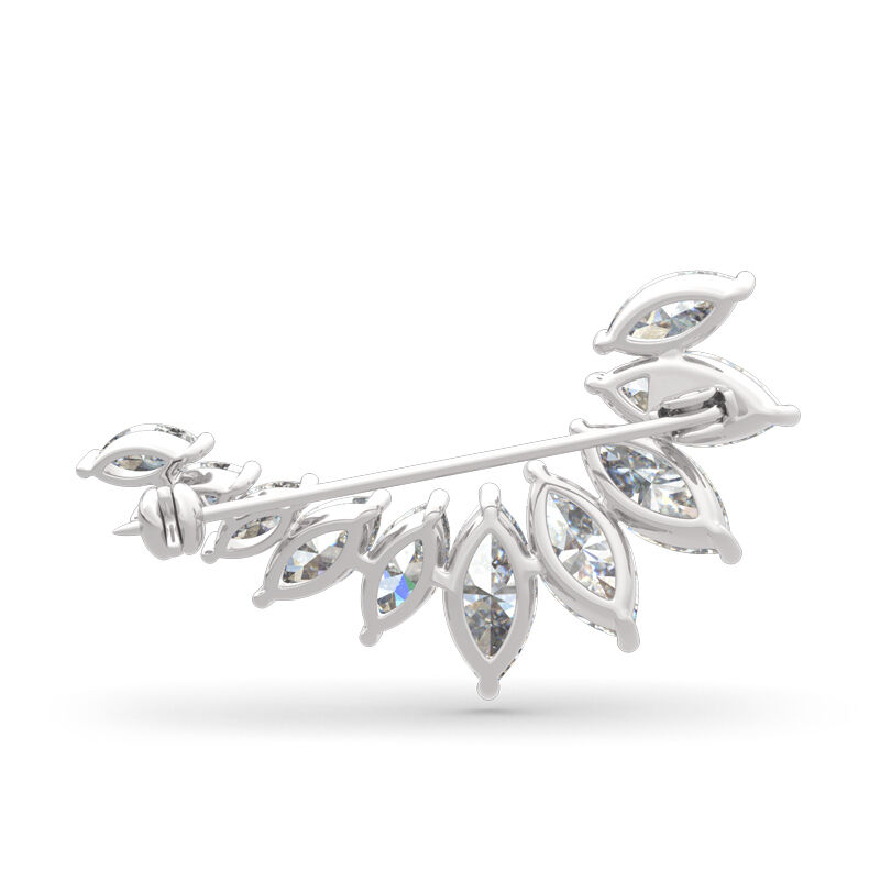 Jeulia Broche en Argent Sterling Coupe Marquise