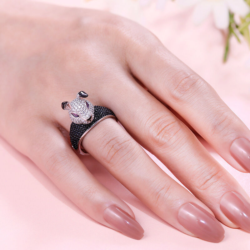 Jeulia "Lucky Rabbit" Sterling Silver Ring
