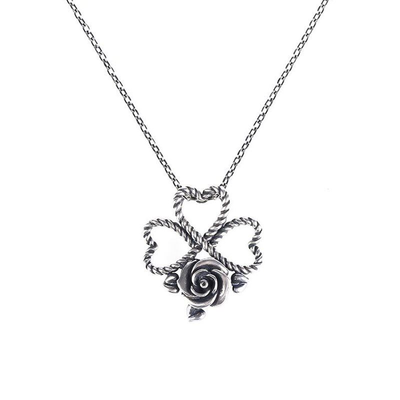 Jeulia Flowering of The Heart Necklace