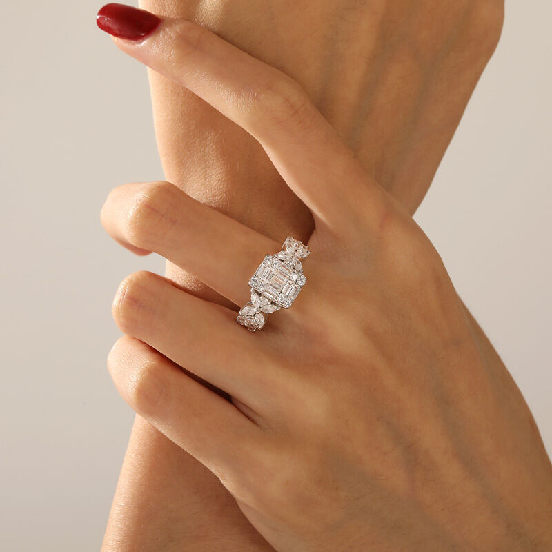 Jeulia Olivetta Bague Papillon en Pierre Précieuse Irrégulière