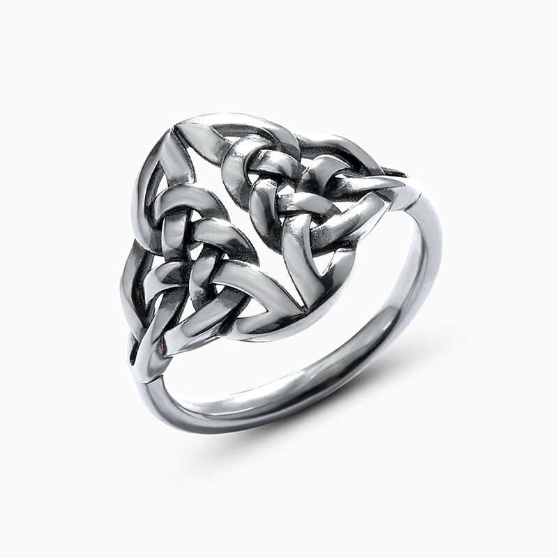 جوليا خاتم "عقدة سلتيك" من الفضة الإسترليني