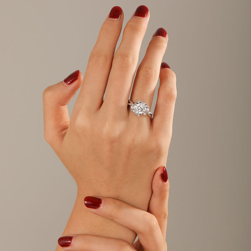 Jeulia Olivetta Bague de Fiançailles Princesse Torcée
