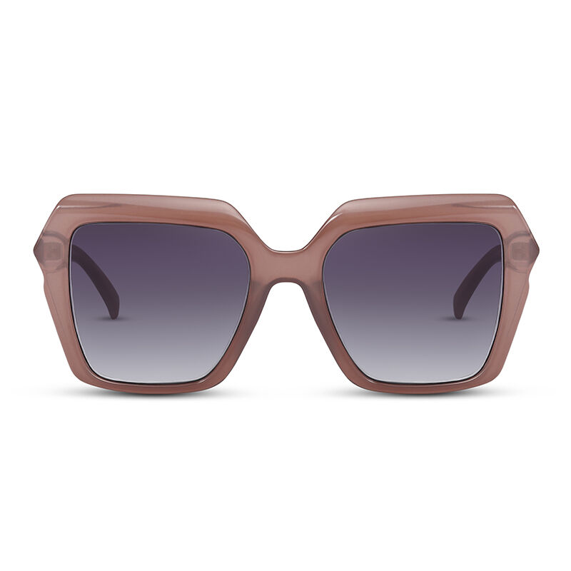 Jeulia Damskie okulary przeciwsłoneczne kocie oko szare gradientowe
